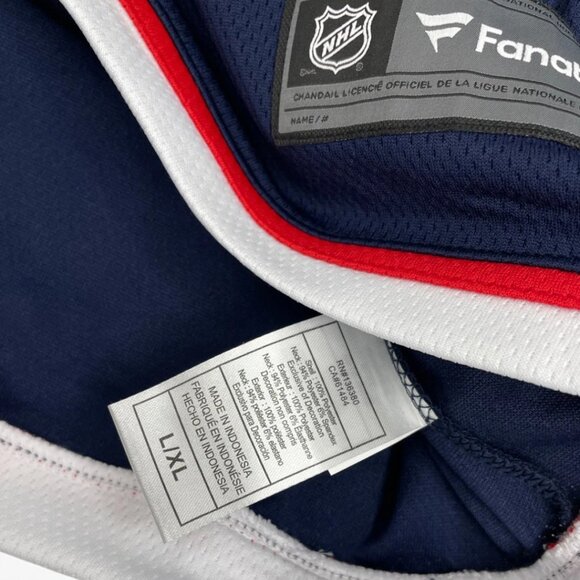 NEW Columbus Blue Jackets NHL Hockey Licensed SEWN Fanatics Youth Jersey L/XL - Picture 11 of 12